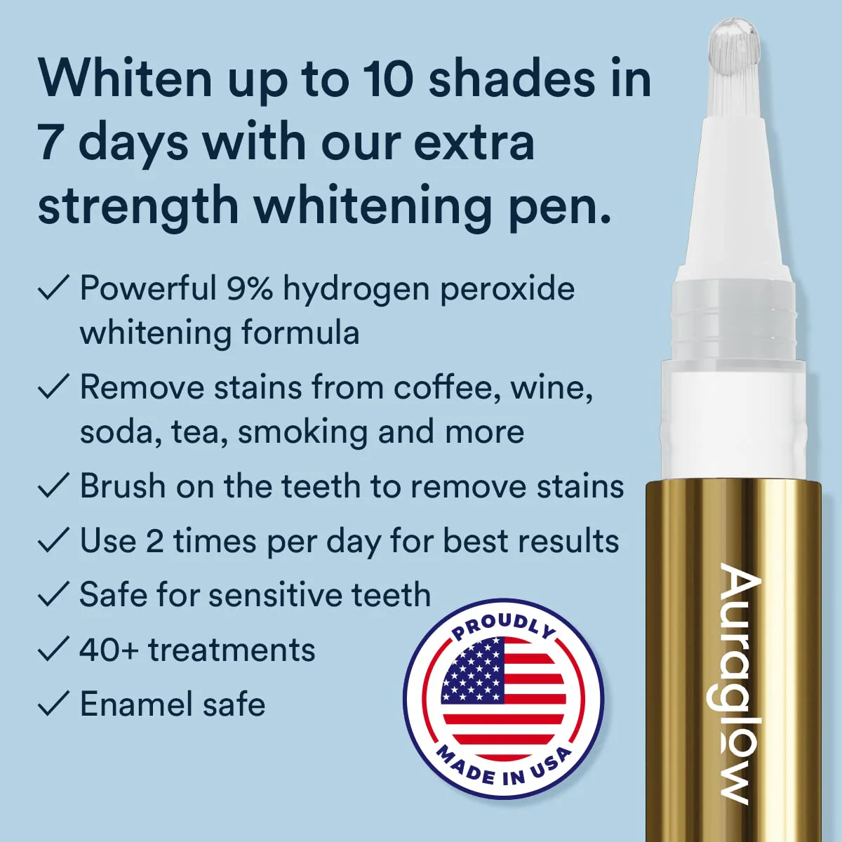 Auraglow Teeth Whitening Pen